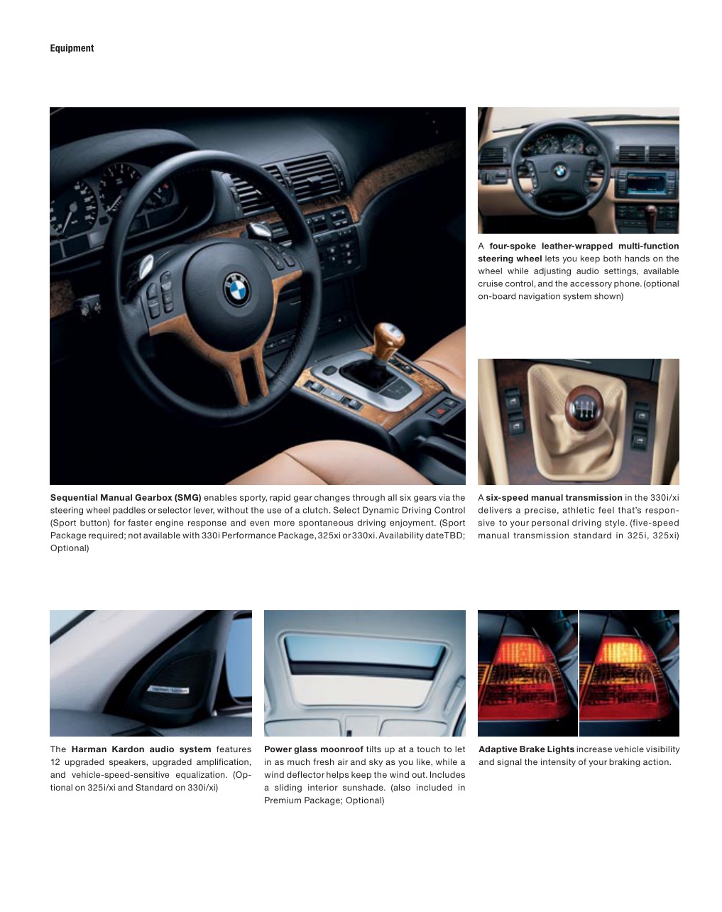 2004 BMW 3 Series Sedan Brochure Page 8